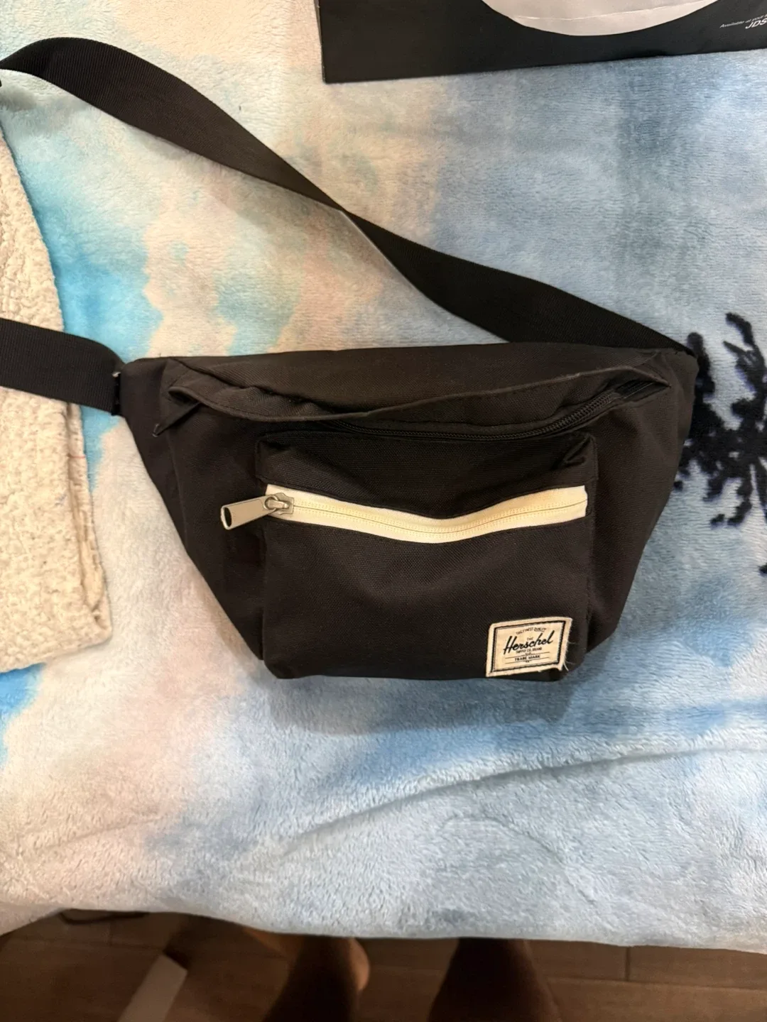 Herschel Black Fanny Pack
