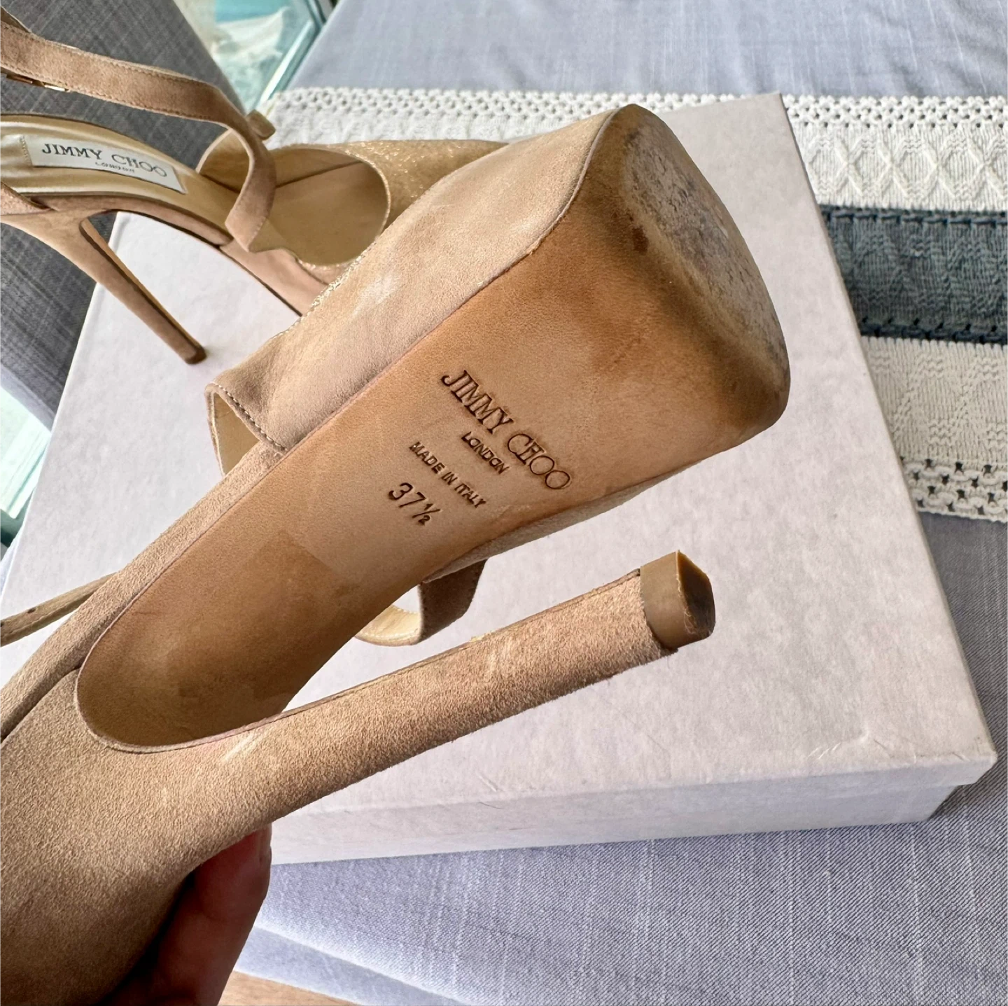 Jimmy Choo Platform Heels - Size 37.5 - photo 3