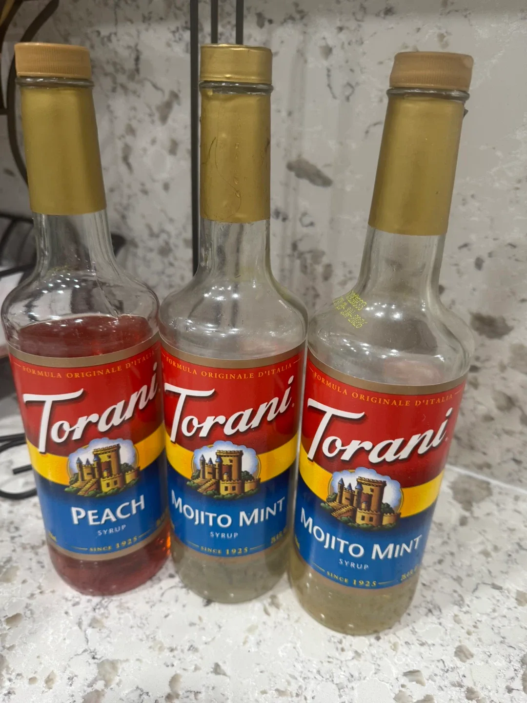 Torani Peach & Mojito Mint Syrup 🥕