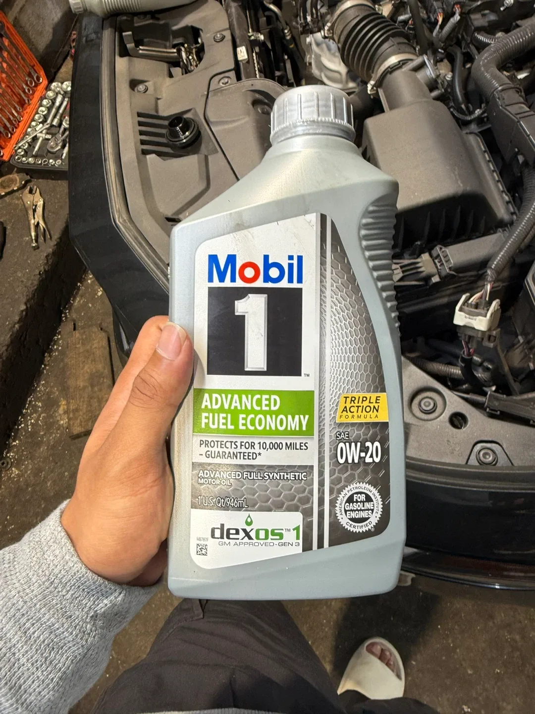 Mobil 1 Advanced Fuel Economy 0W-20 Motor Oil