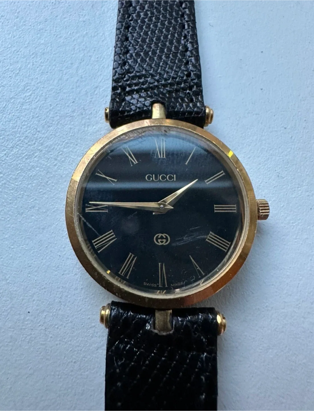 1980s men’s Gucci 30mm watch