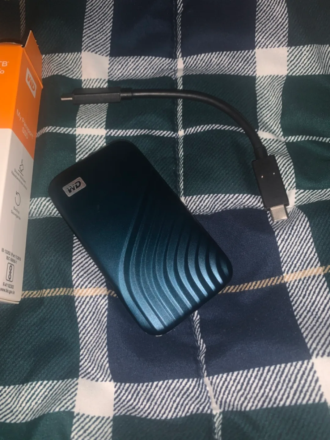 WD My Passport 1TB SSD - Blue - Like New! image indicator(3)