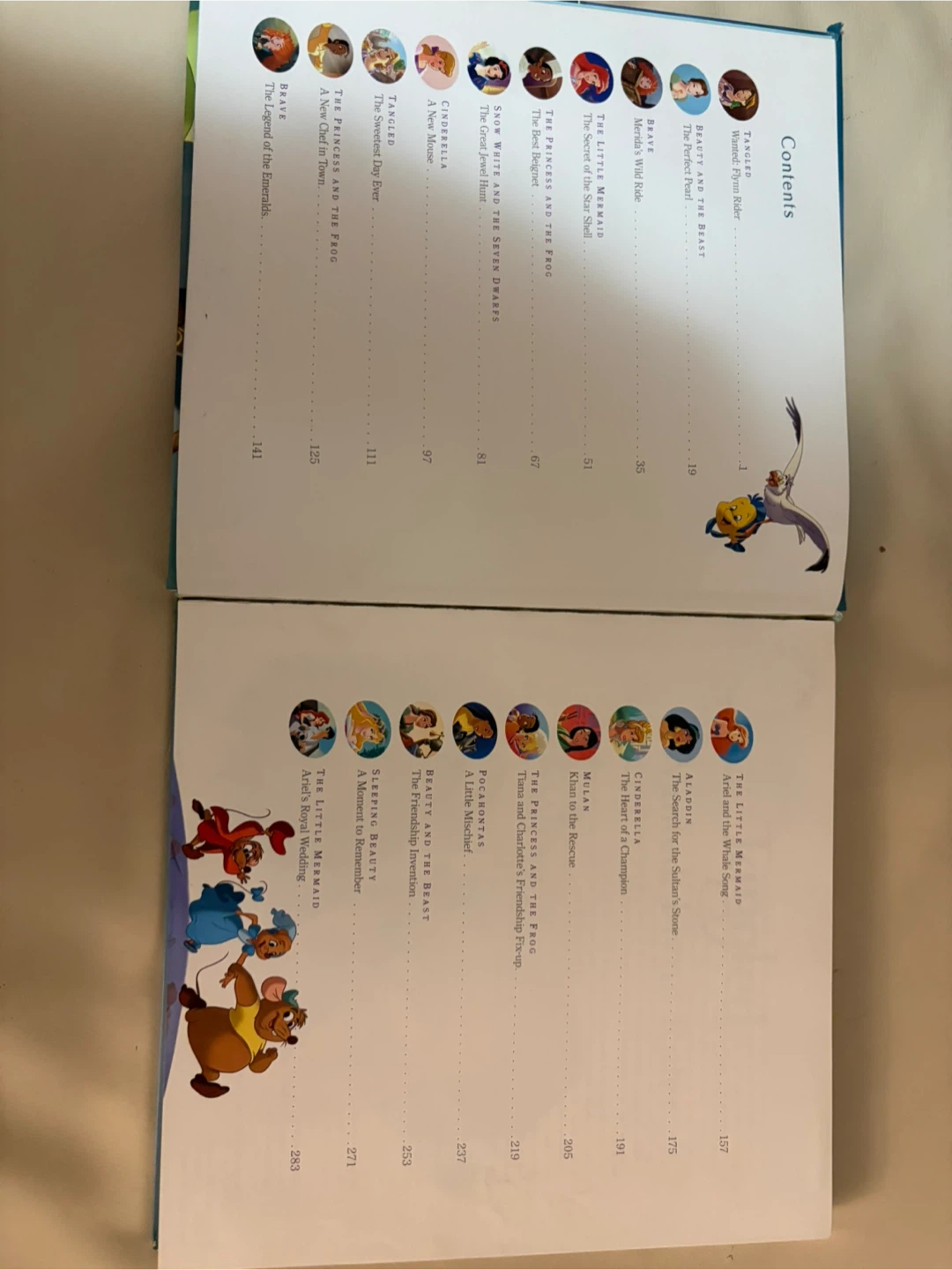 Disney Princess Storybook Collection silver page ends - photo 2
