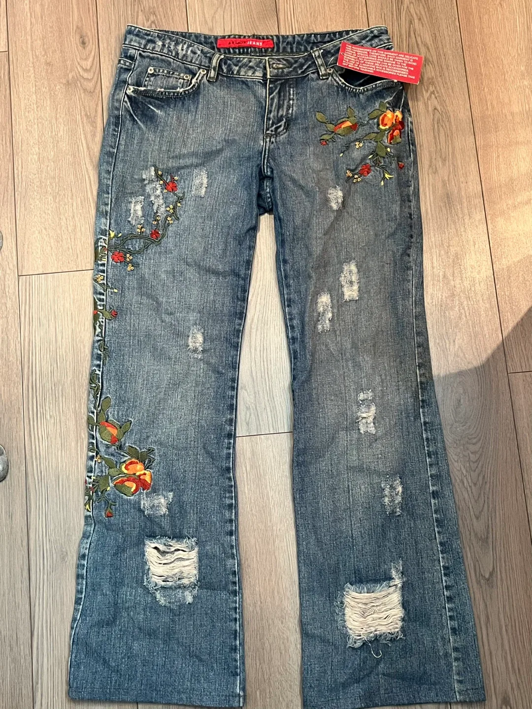 Armor Jeans Embroidered Flare Jeans Size 31