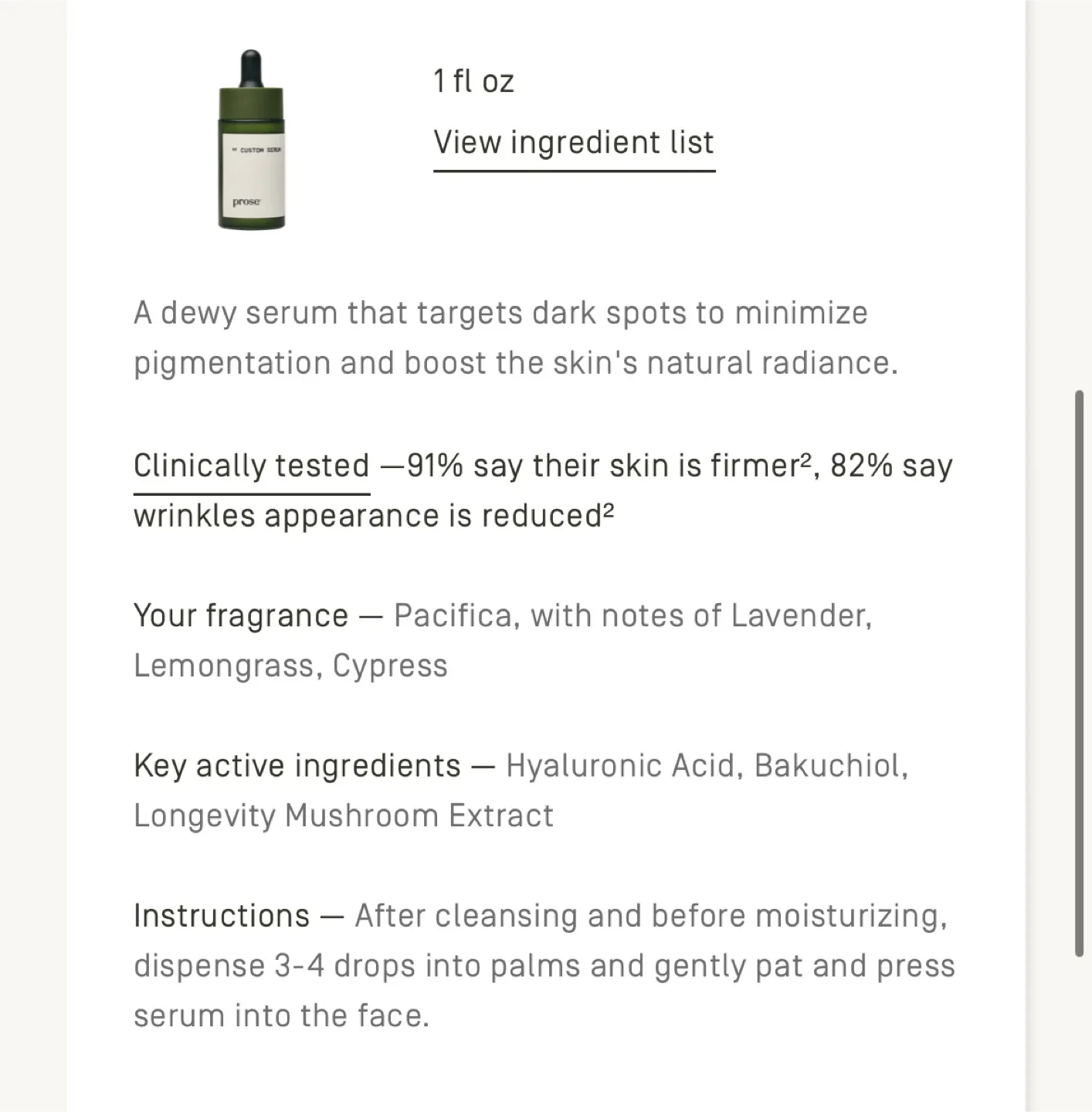 Prose Custom Skincare Starter Set (Travel Size) image indicator(4)