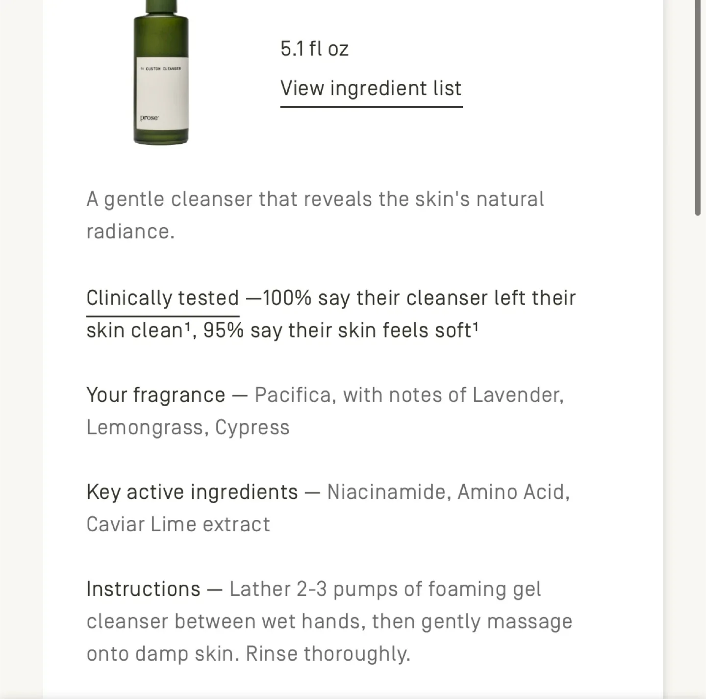 Prose Custom Skincare Starter Set (Travel Size) image indicator(5)