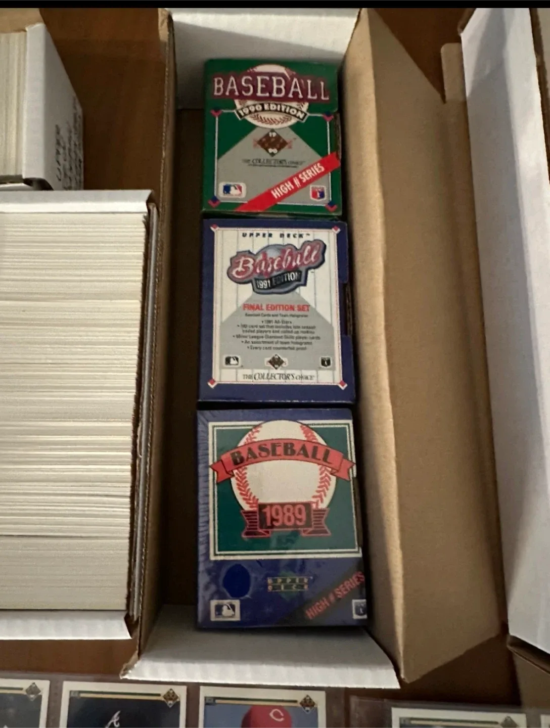 1989-1991 Upper Deck Baseball Cards - Bulk Lot image indicator(8)