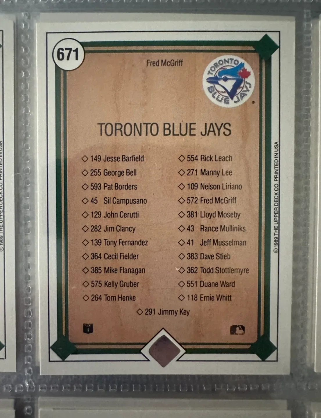 1989-1991 Upper Deck Baseball Cards - Bulk Lot image indicator(10)