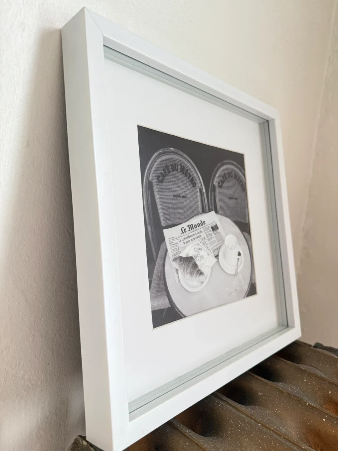 Medium Sqaure Shadow Frame w/ Cafe Print image indicator(2)