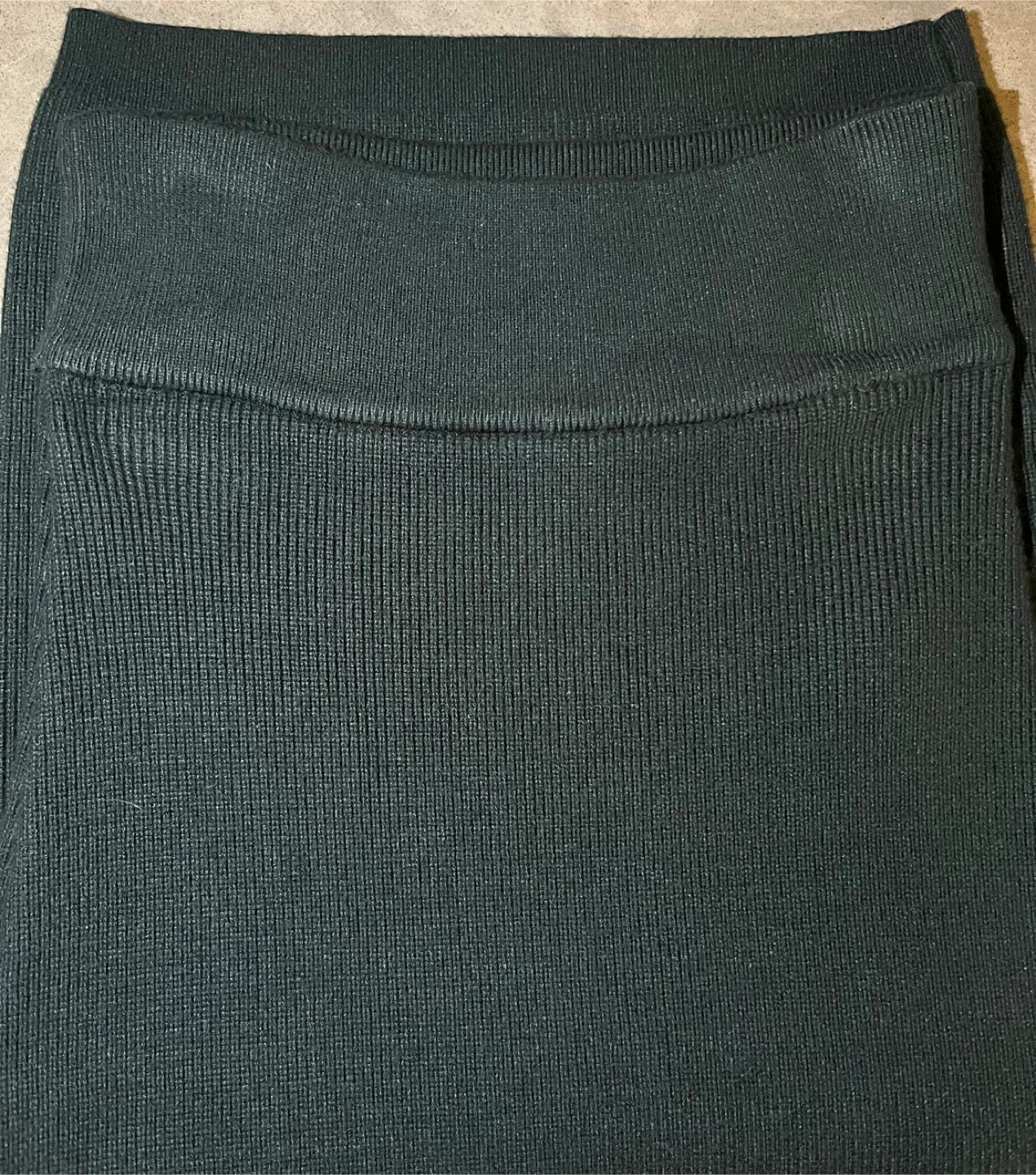 FOREVER 21 size L dark green knee-length skirt - photo 2