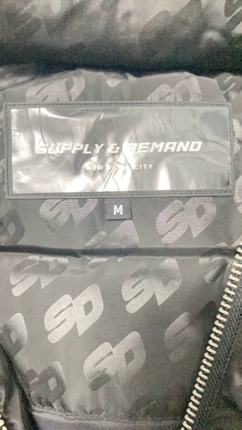 (100% AUTHENTIC) Supply and Demand Puffer Vest image indicator(7)