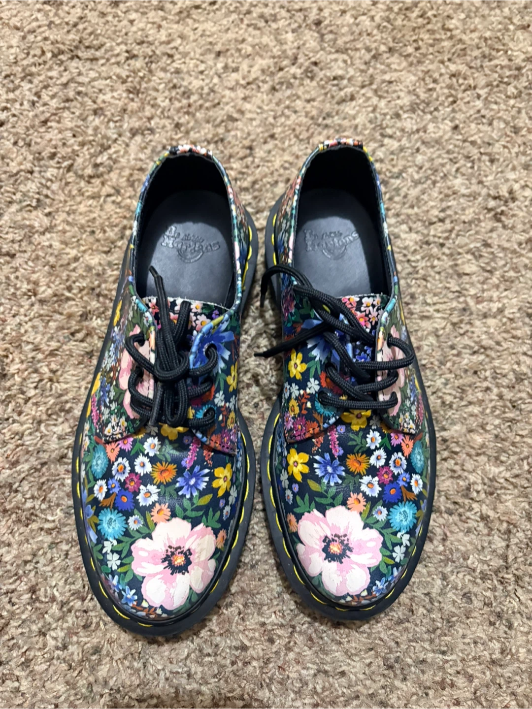 Dr. Martens 1461 Floral Shoes