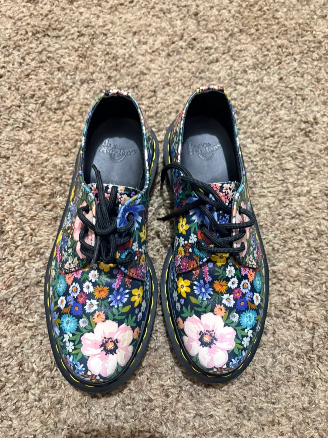 Dr. Martens 1461 Floral Shoes