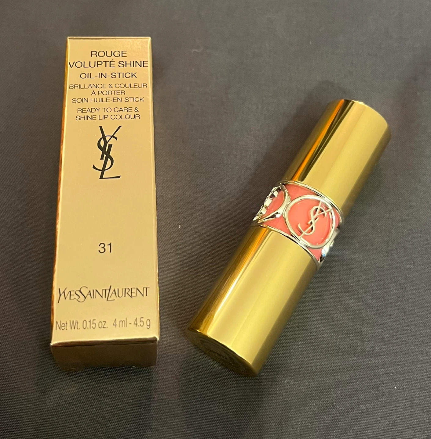 YSL Rouge Volupté Shine Oil-in-Stick - Rose Marinière
