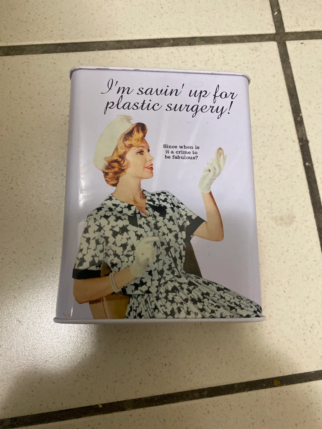 Blue Q "Plastic Surgery" Coin Bank