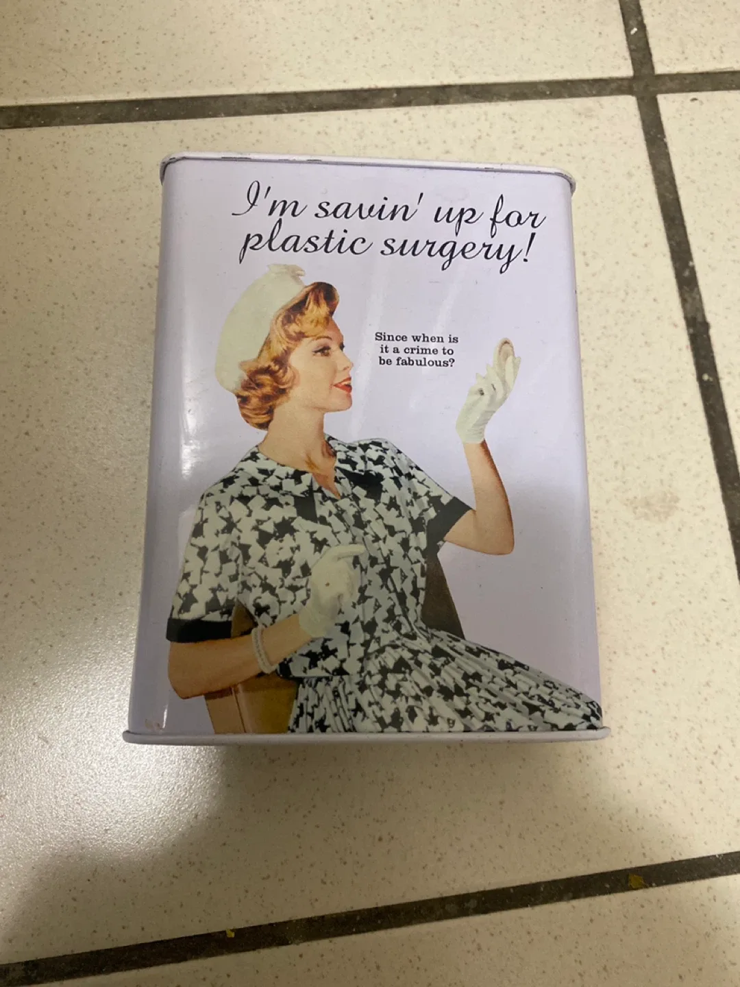 Blue Q "Plastic Surgery" Coin Bank