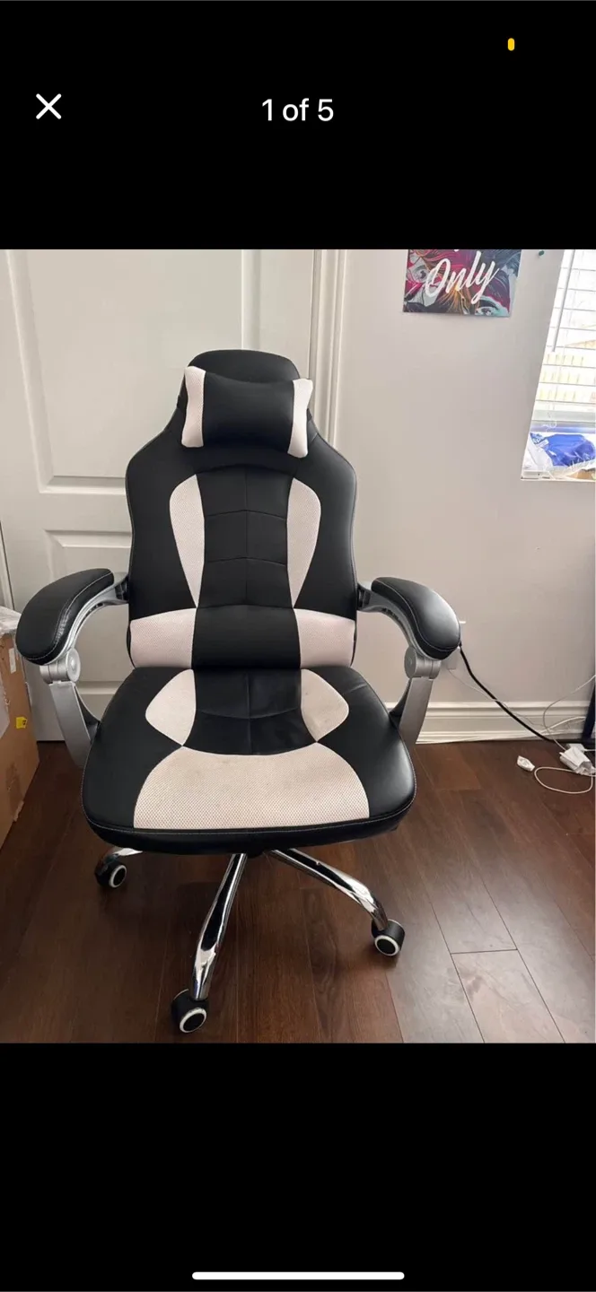 Solid Office Chair (Excellent Condition) + FREE Table