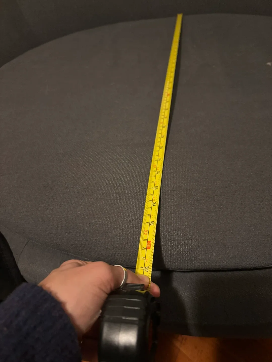 Round Papasan Chair with Cushions - Grey image indicator(3)