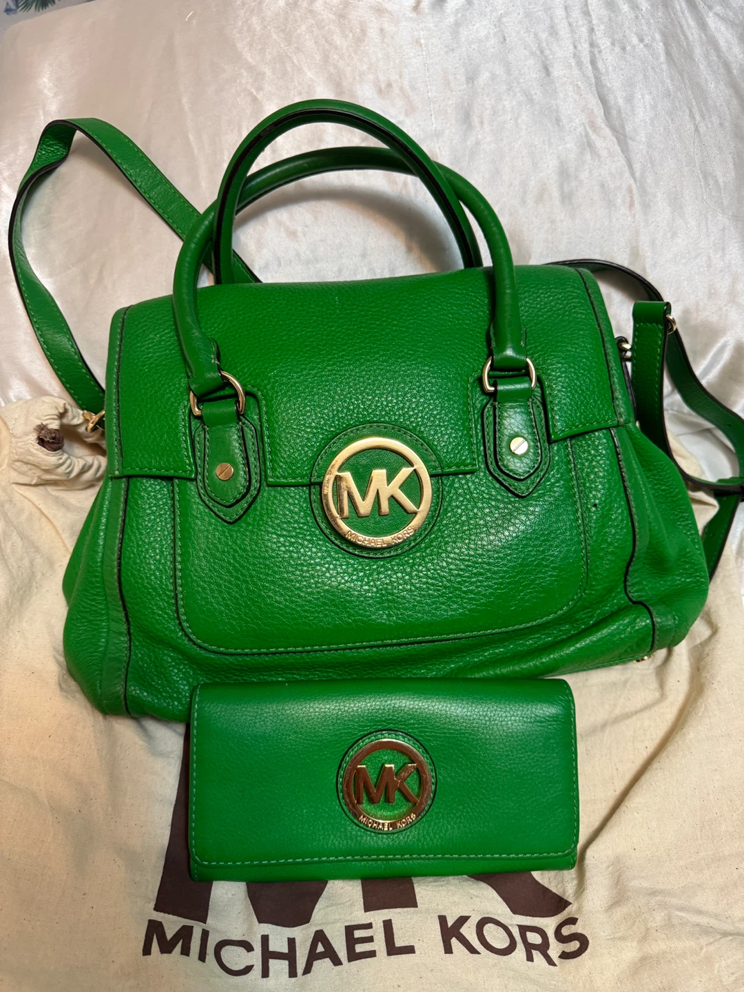 Michael Kors Green Handbag with Wallet - photo 2
