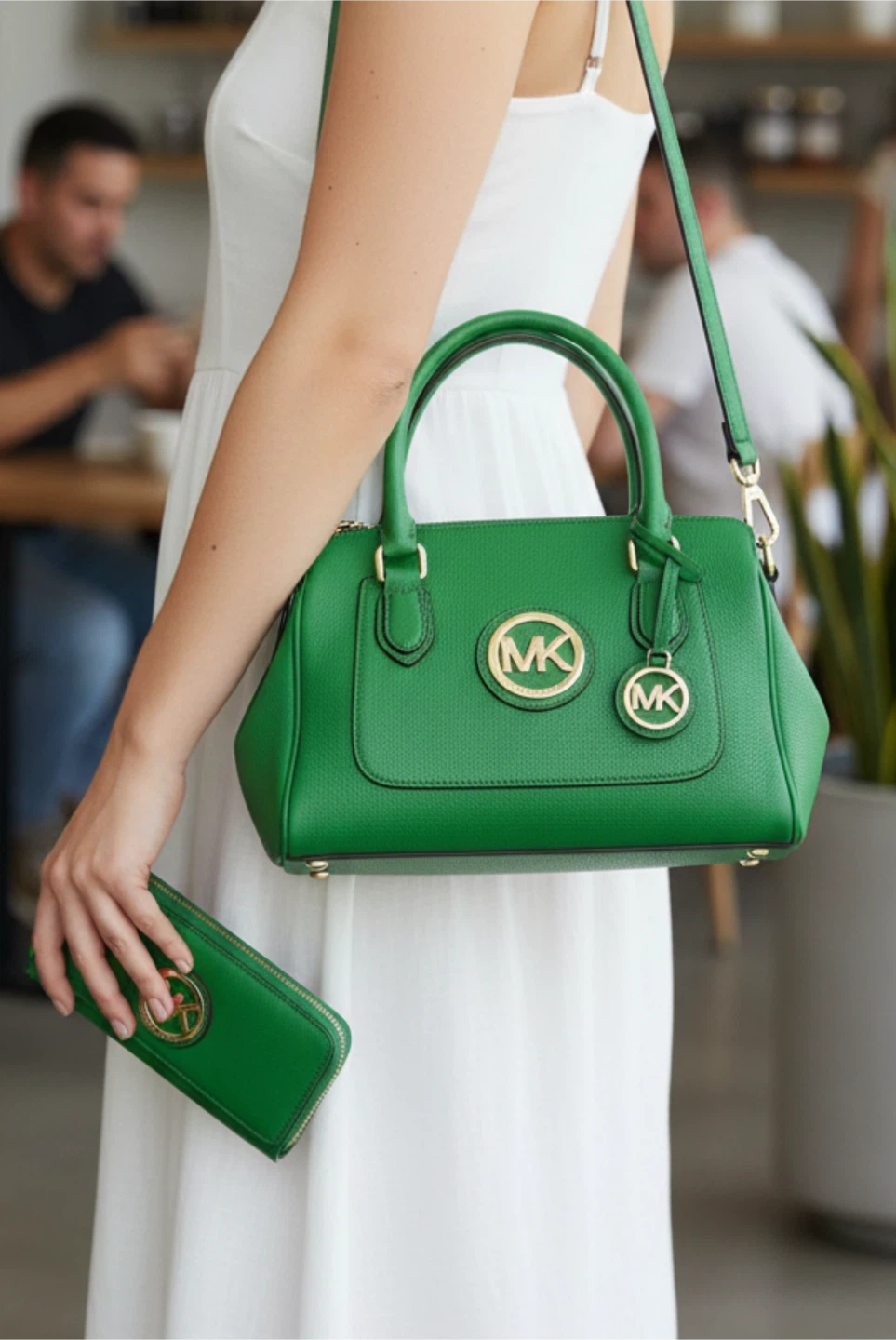 Michael Kors Green Handbag with Wallet - photo 3