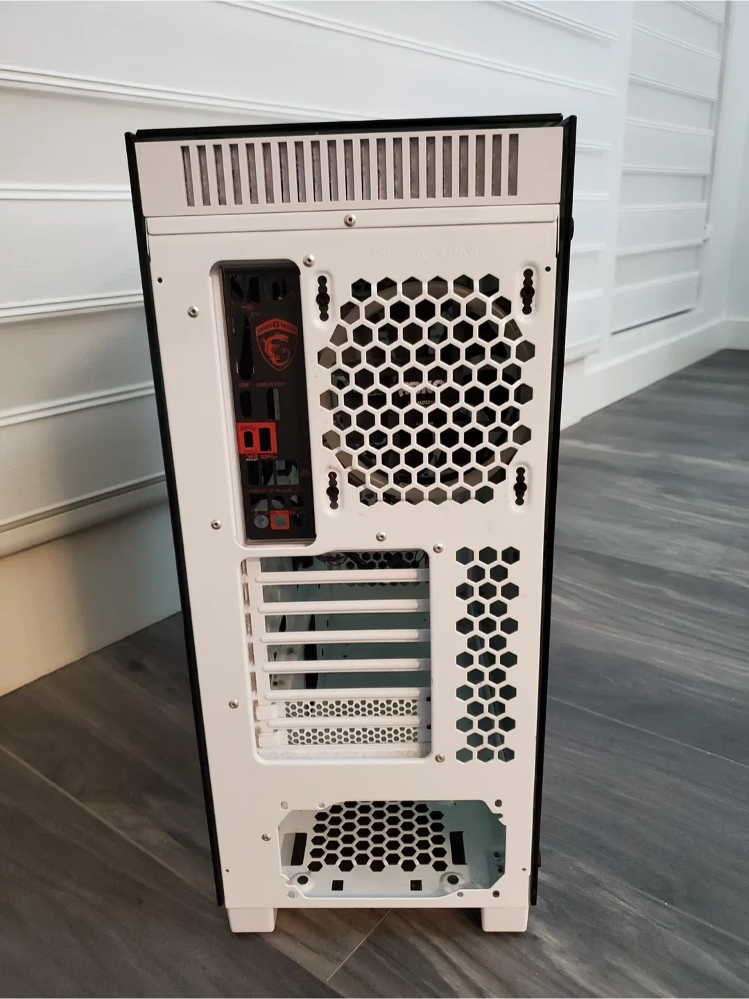 Desktop Case(glass) and 24 LG Monitor (with free Noma power bar) image indicator(6)