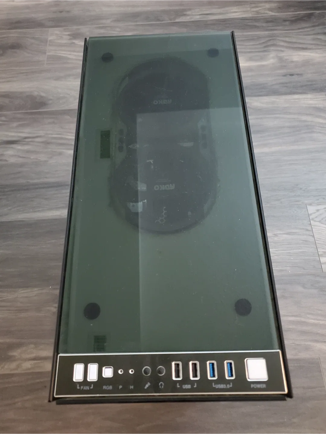 Desktop Case(glass) and 24 LG Monitor (with free Noma power bar) image indicator(5)