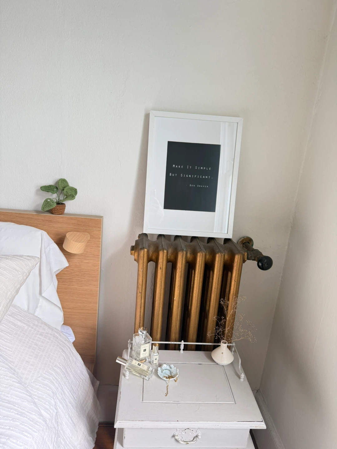 Inspirational Quote Print in Large White Frame - photo 4