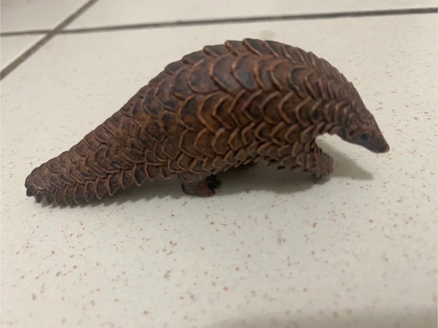 Brown Pangolin Figurine