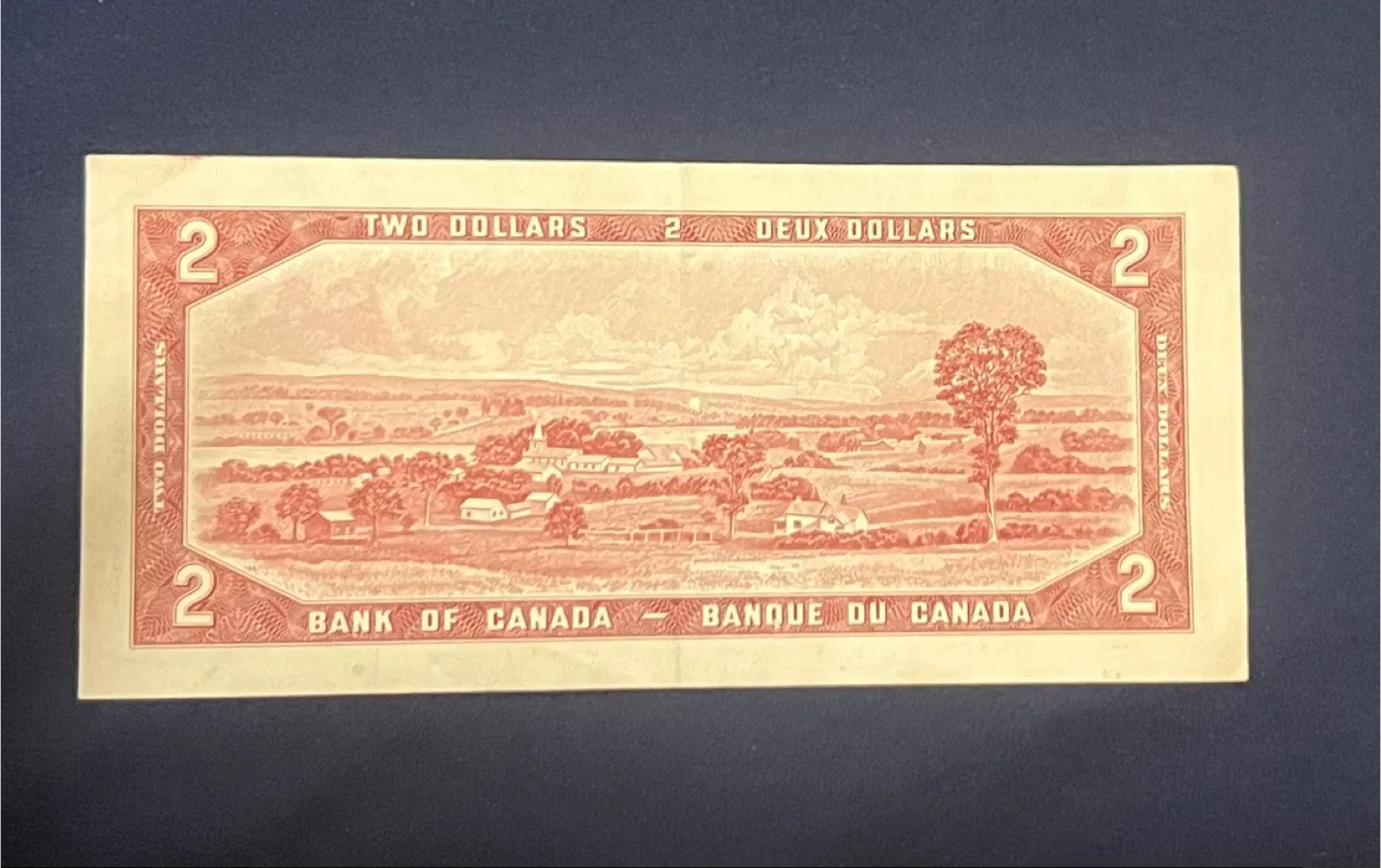 Vintage Very Rare 1954 Canadian $2 Bill image indicator(2)