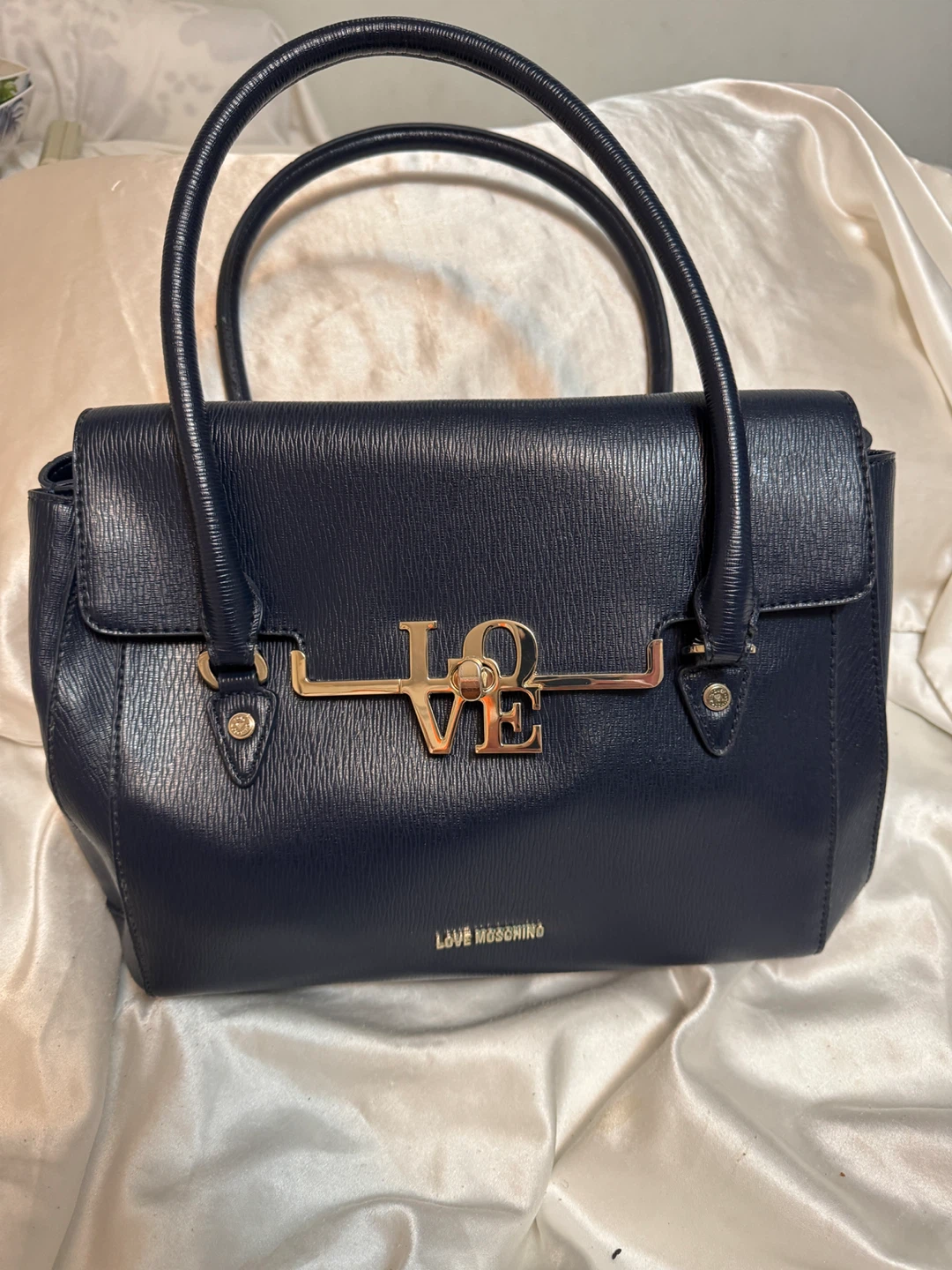 Love Moschino Navy Blue Handbag - photo 2