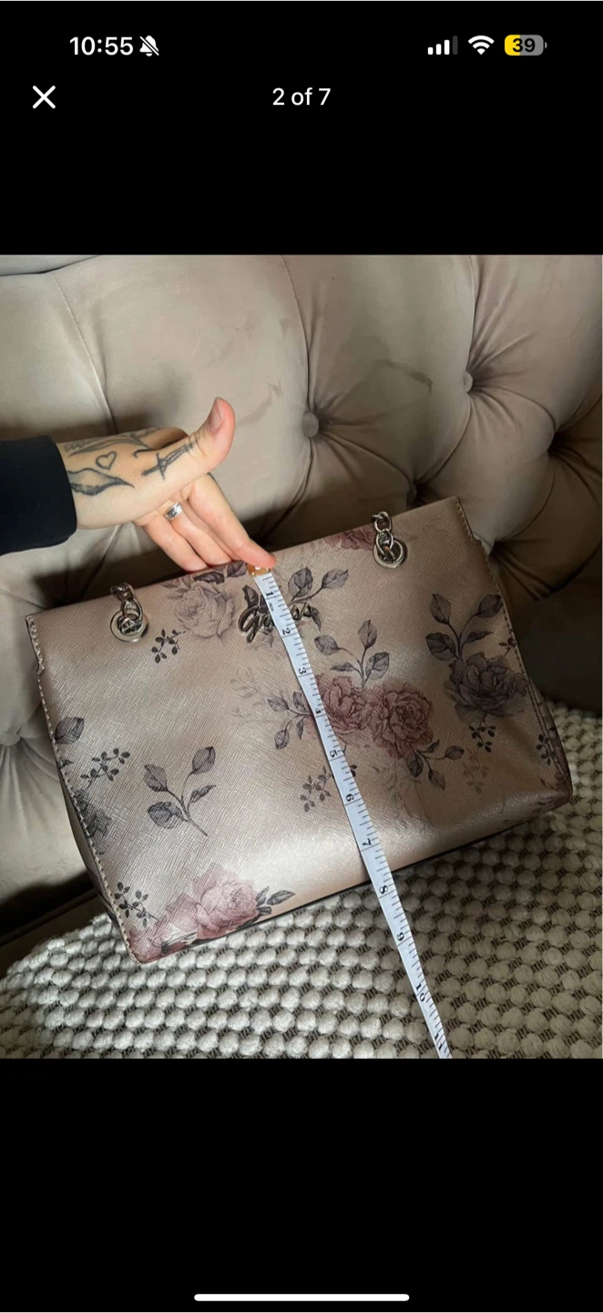 Guess Floral Print Tote Bag & Wallet Set - photo 3