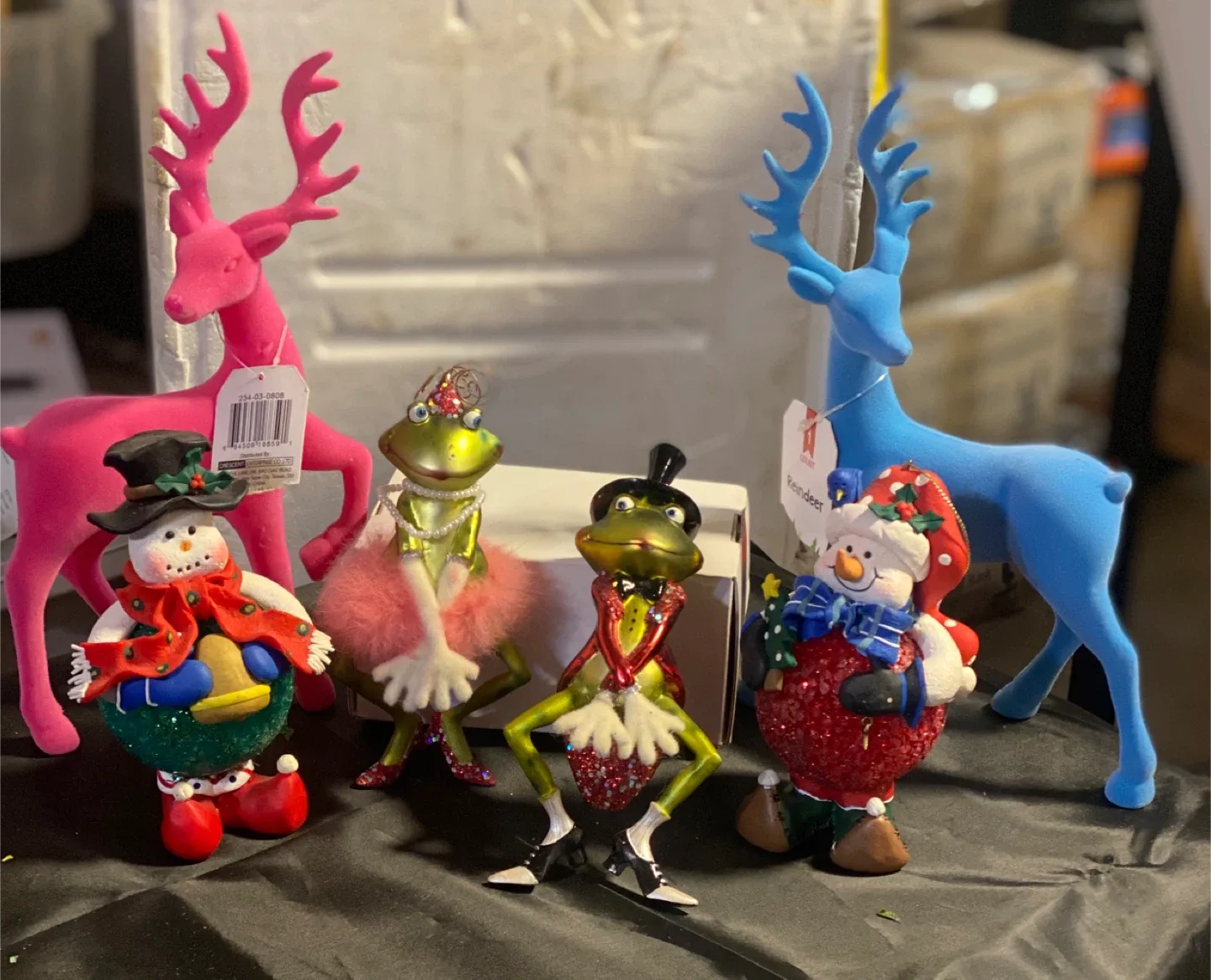 Christmas Ornaments - Snowman, Frog, Reindeer image indicator(6)