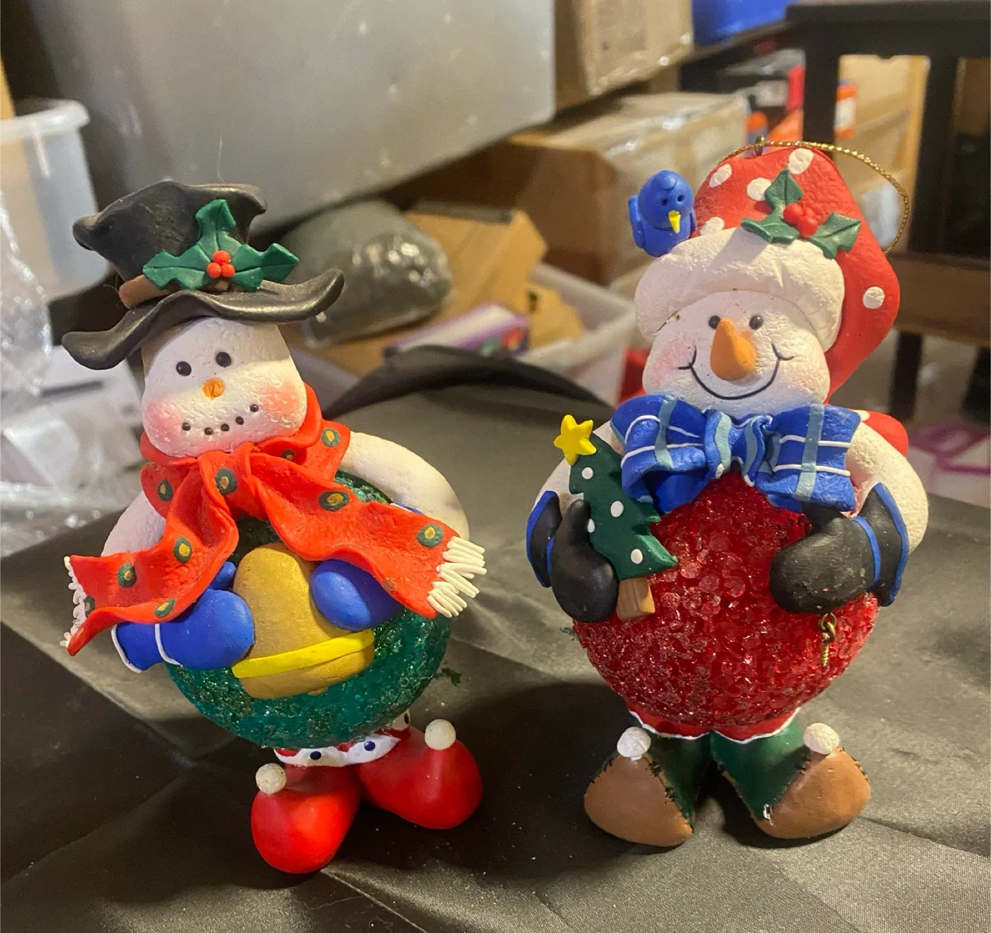 Christmas Ornaments - Snowman, Frog, Reindeer image indicator(3)