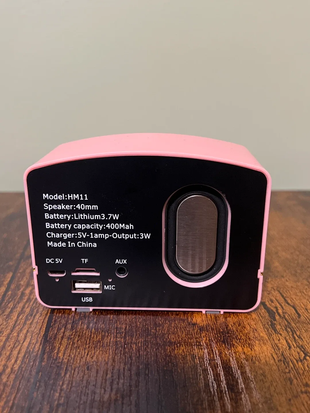 Pink Retro Bluetooth Speaker HM11 image indicator(3)