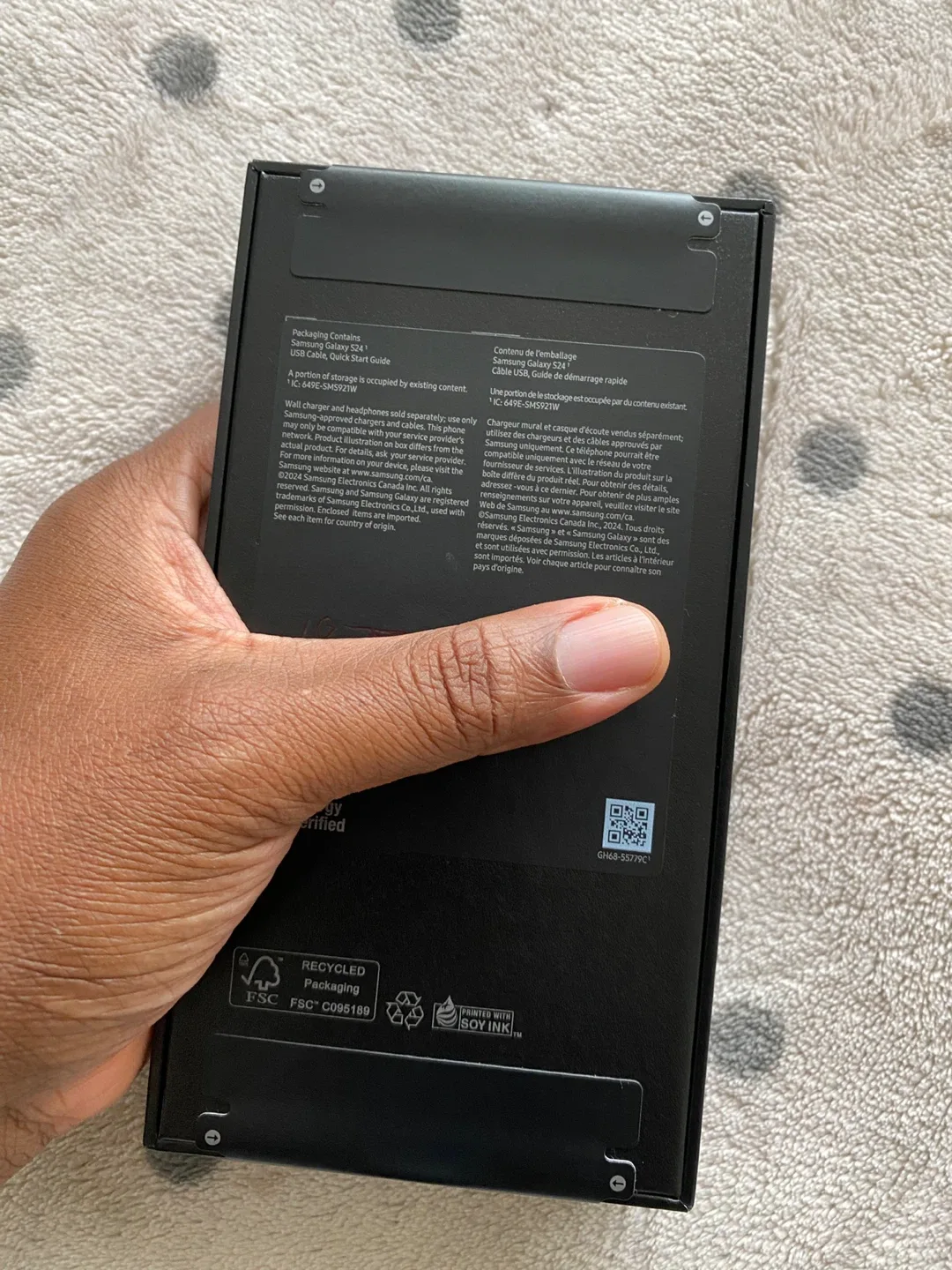 New Samsung Galaxy S24 Onyx Black 128GB image indicator(4)