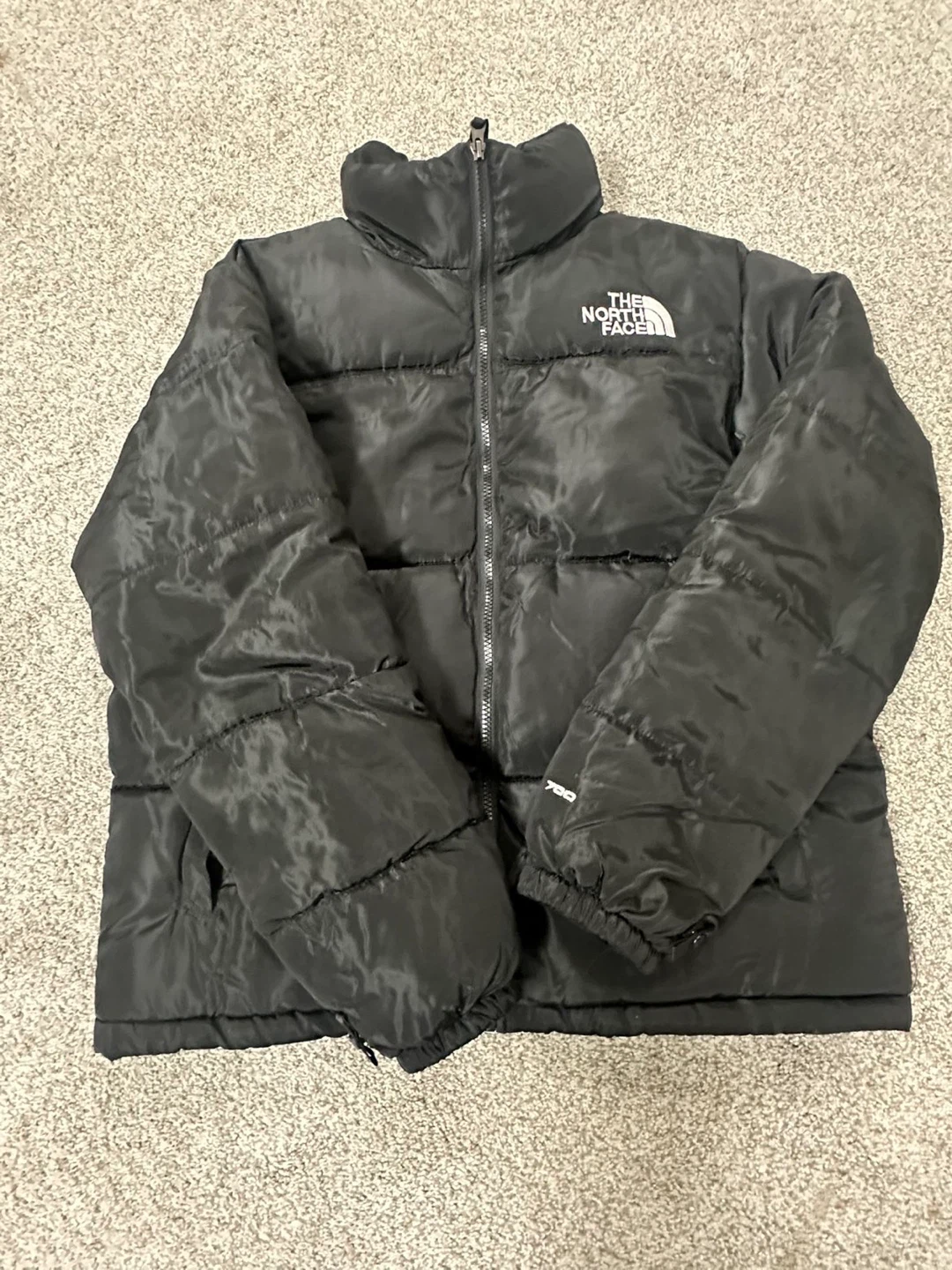 The North Face Puffer Jacket - Black, Size M
