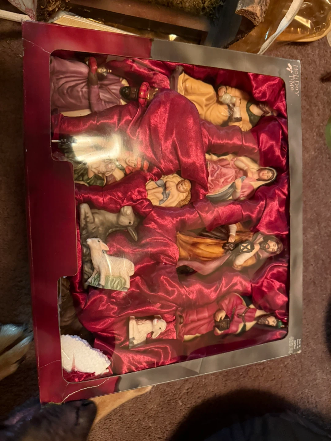 Holiday Time 11-Piece Porcelain Nativity Set