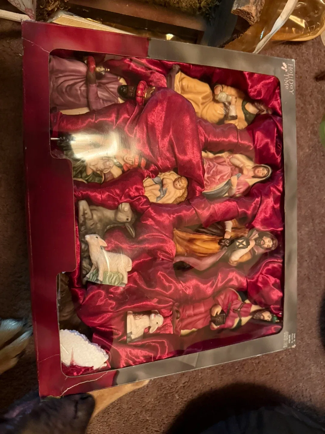 Holiday Time 11-Piece Porcelain Nativity Set