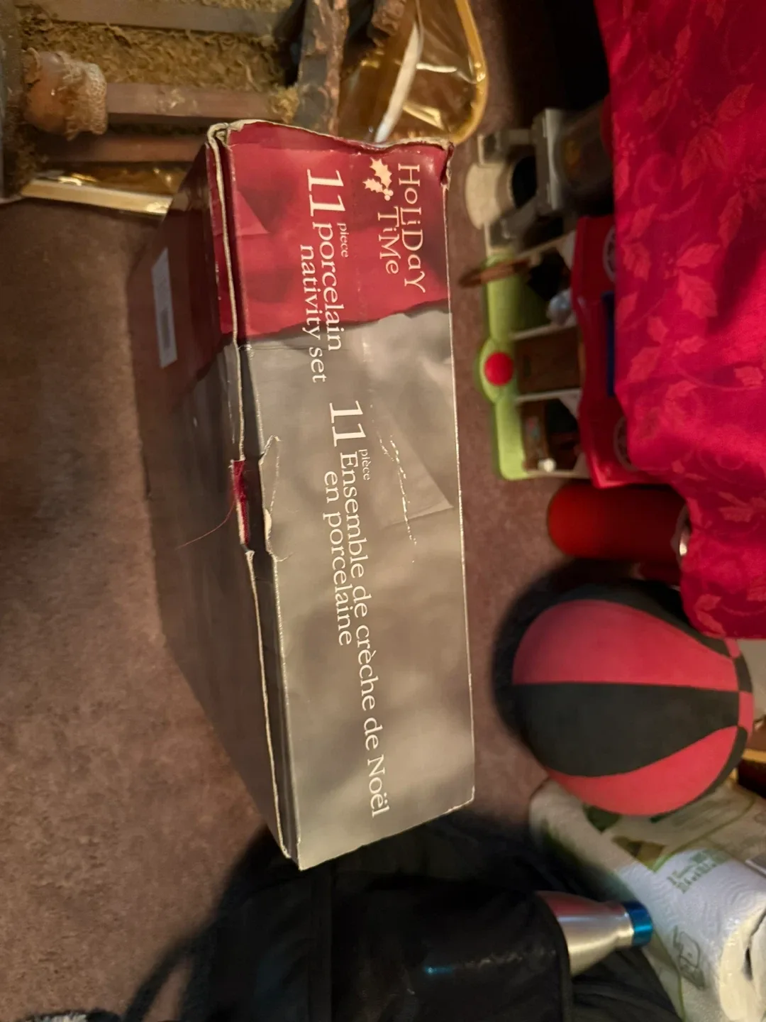 Holiday Time 11-Piece Porcelain Nativity Set image indicator(3)