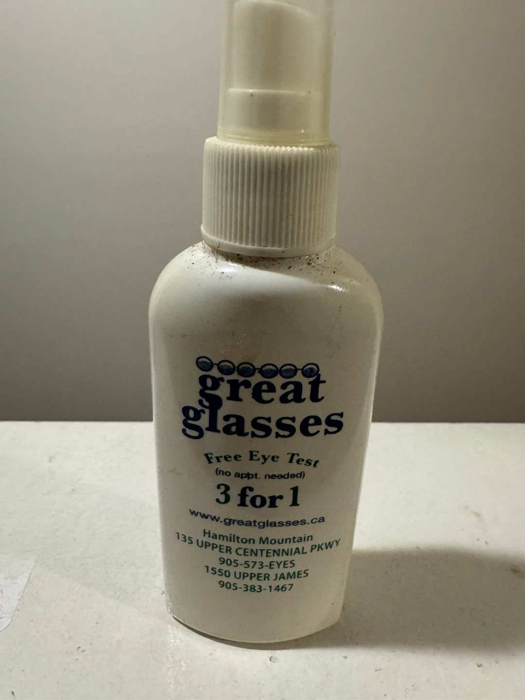 Great Glasses Spray
