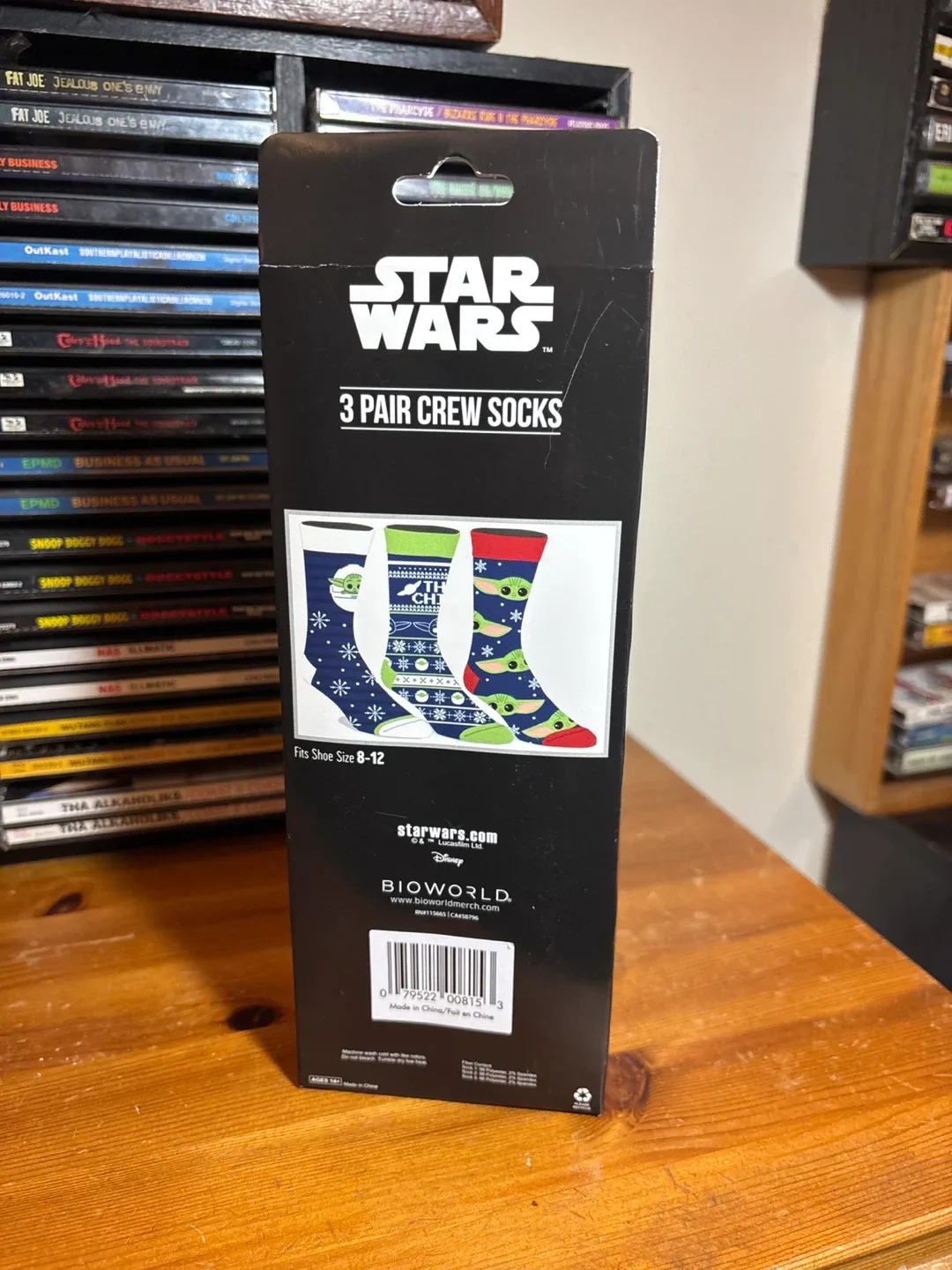 Star Wars Baby Yoda Socks - Size 8-12