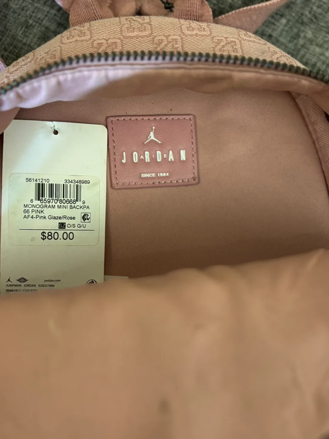 Jordan Monogram Mini Backpack - Pink image indicator(4)