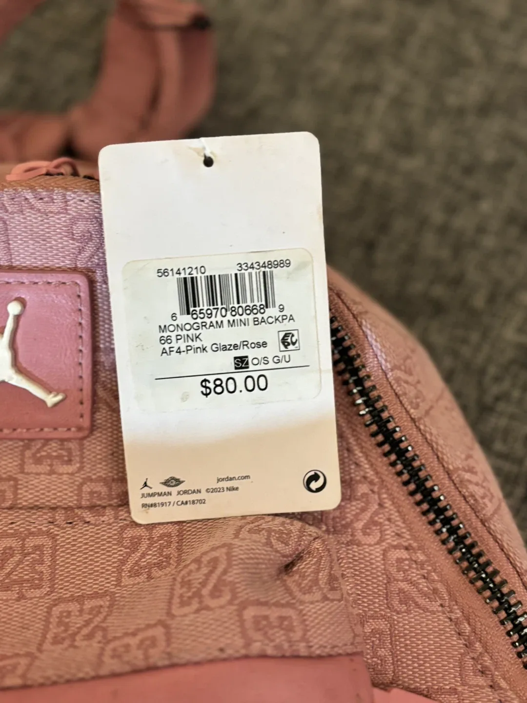 Jordan Monogram Mini Backpack - Pink image indicator(3)