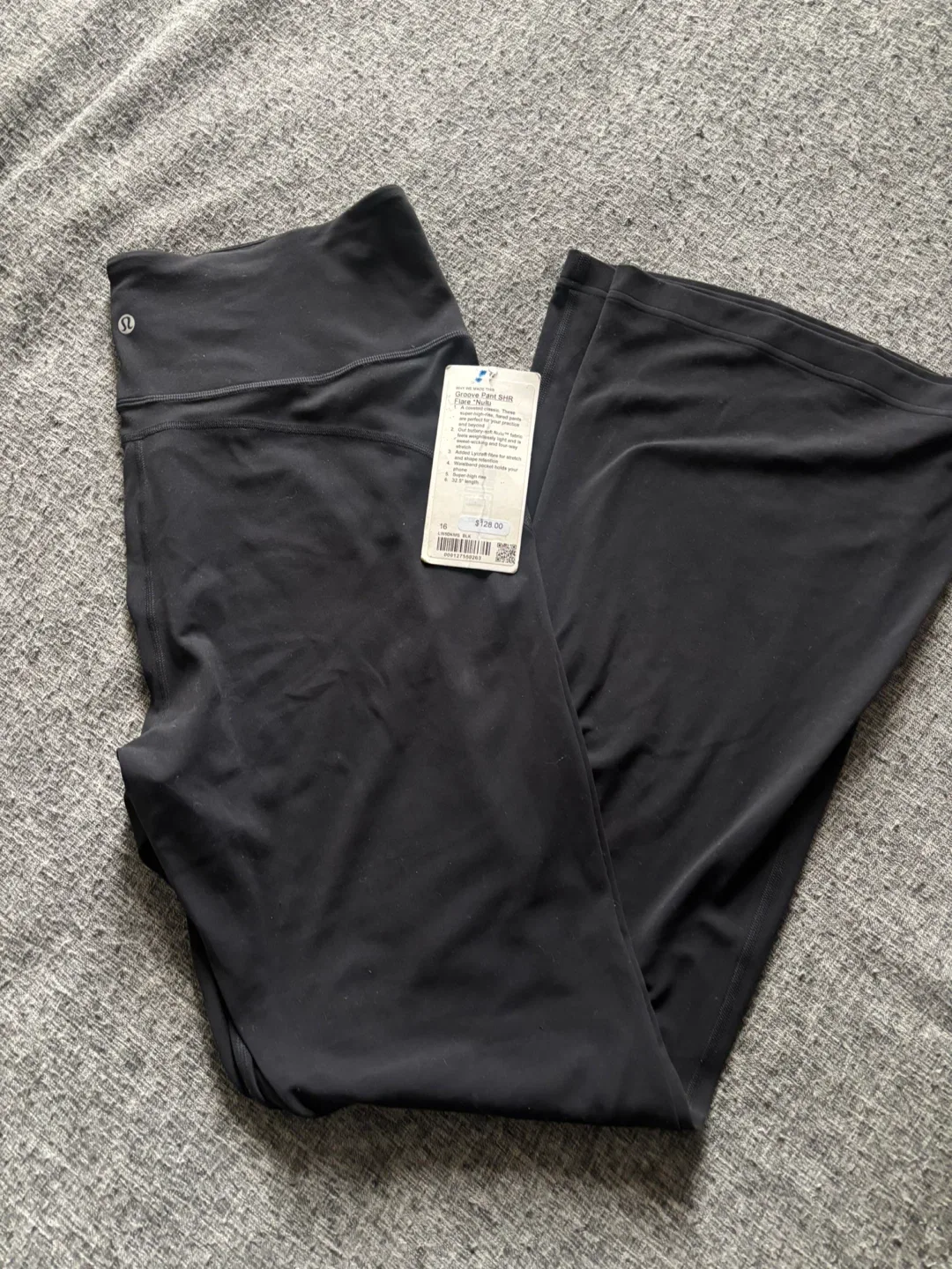 Lululemon Groove Pant SHR Flare *Nulu Black Size 16