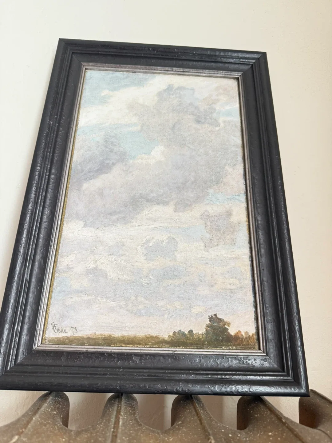 Vintage original painting - Hans Gude, c.1873) image indicator(3)