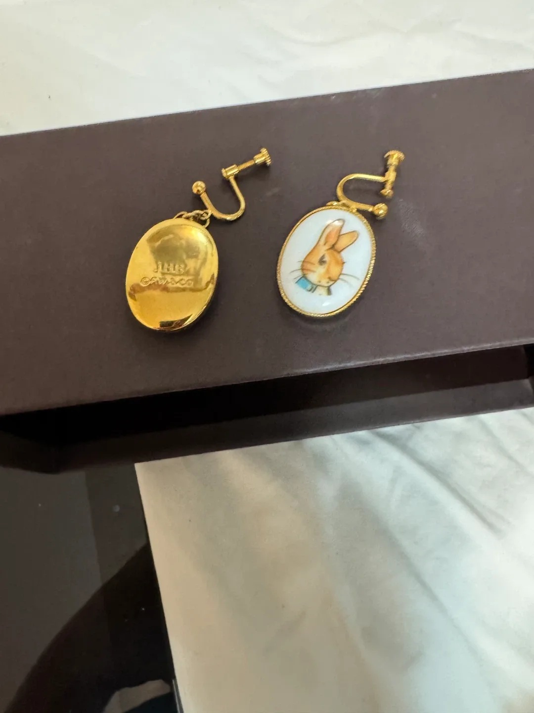 Vintage Clip-on Earrings with Rabbit Design image indicator(4)