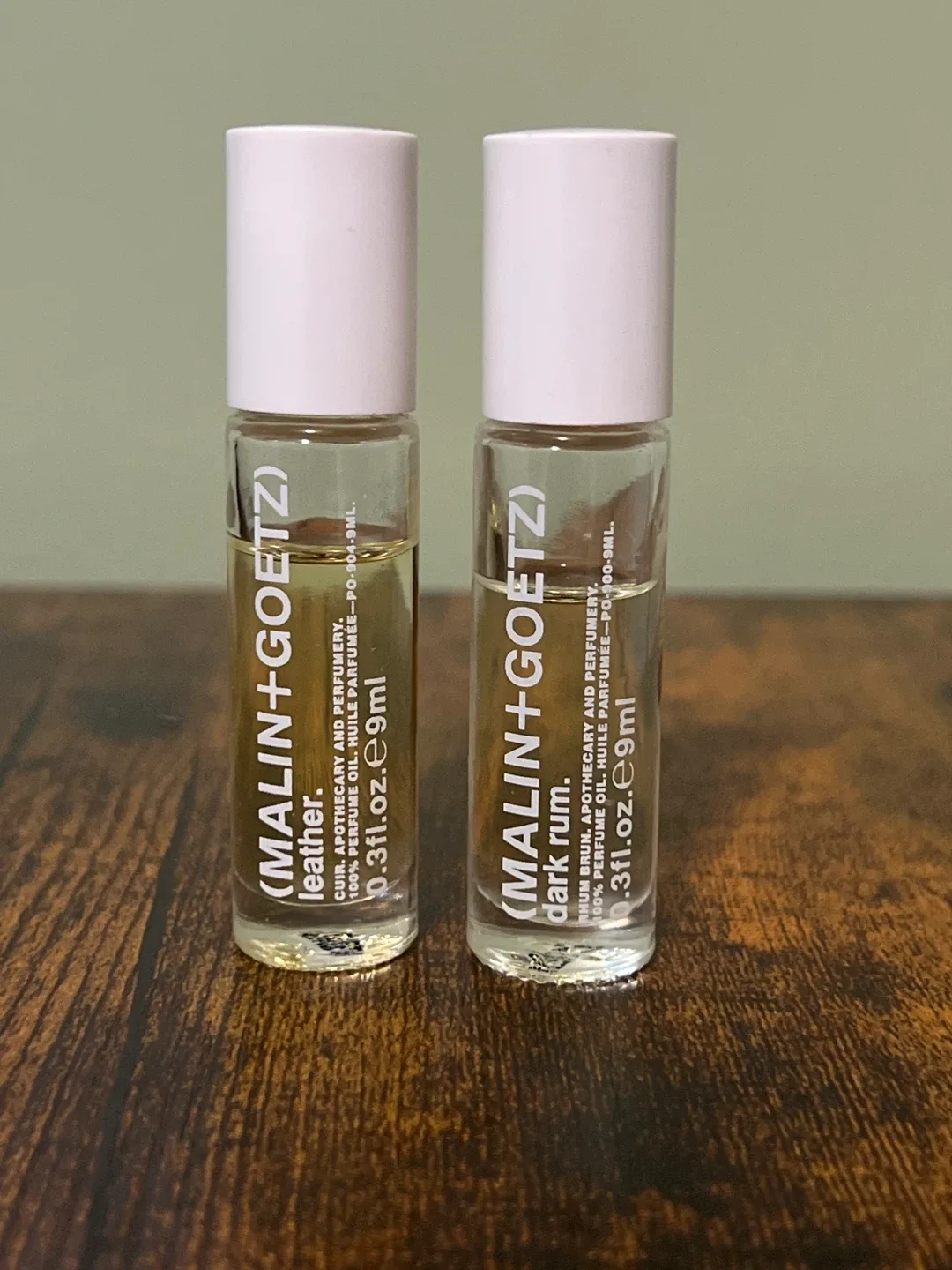 MALIN+GOETZ Perfume Oil Rollerballs (Leather & Dark Rum)