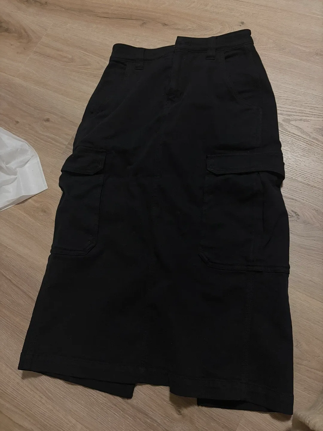 TNA Black Cargo Skirt Size 00