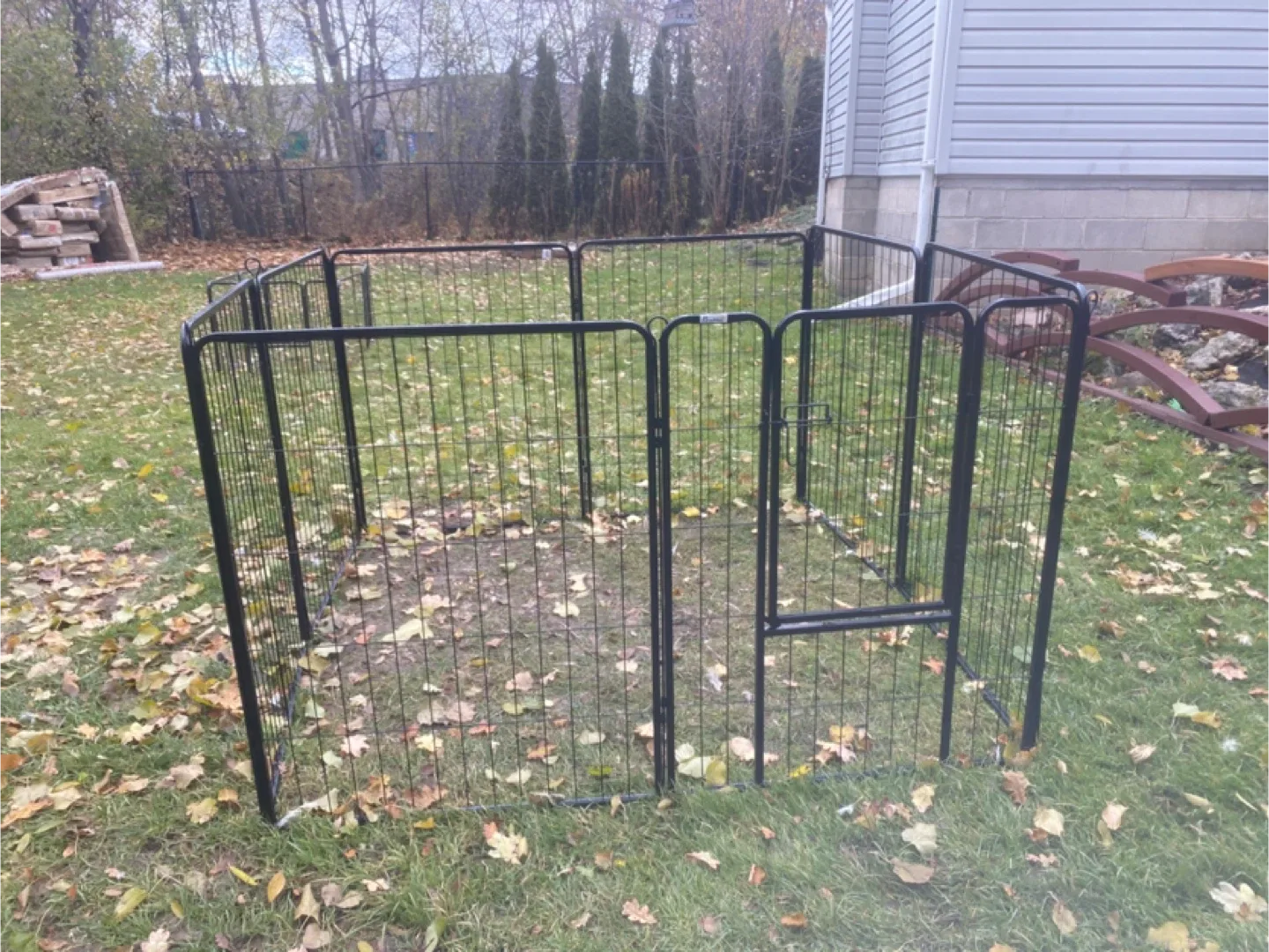Metal Pet Playpen - Indoor/Outdoor