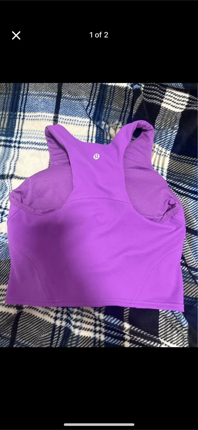 Lululemon Purple Workout Tank Top